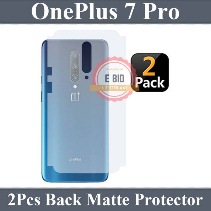 2Pcs OnePlus 7 Pro Back Matte Protector Soft Skin Sheet Soft Film Protector For OnePlus 7 Pro