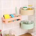 Kitchen/Bathroom Call Corner Plastic Self Adhesive Rack (Mix/Random color/single piec). 