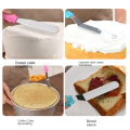 3pc/set Small Cranked Angled Spatula Palette Knife Stainless Steel Cake Cream Knife Spatula Fondant Tools. 