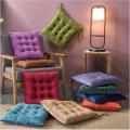 Breathable Square Floor Cushion Velvet Chair Cushion Office Chair Kitchen Chair Cushion Dining Chair Cushion Wedding Chair Cushion Garden chair Cushion size 18x18 inches. 