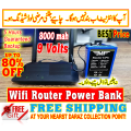 9 Volts WiFi Router UPS Power Bank - 5 Hours Guaranteed Backup - Tp Link Tenda PTCL & Other Routers. 