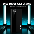 66W Super Fast Charge PD Power Bank 20000mAh Portable Fast Charging Powerbank With Digital Display, Compatible with Samsung/iPhone/Xiaomi/Huawei and More. 