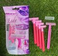 Pack of 5 - Ladies Soft Body Razor Womens Girls Shaver Bikini - 2 Blades Double Blade. 