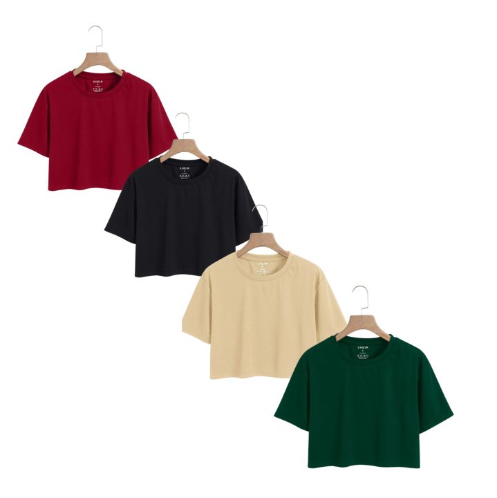 Pack%20of%204%20Premium%20Quality%20Plan%20Crop%20T%20Shirt%20Crew%20Neck%20Half%20Sleeves%20Crop%20Top%20for%20Girls%20Crop%20Top%20for%20Women%20Crop%20Top%20for%20Ladies%20-%20Image%202