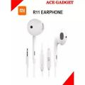 Genuine Original Mi R11 Handsfree With Good Sound and Extra Bass Stereo Earphones for  PUBG Real Gamming, Online Steaming Watching Movies, Online Classes, cute handfree for girls Android Mobiles. 