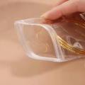 10Pcs Multi-size PVC Zipper Bag Clear Soft Plastic Bag Sealed Anti-oxidation Jewelry Storage Bag Souvenir Universal Packaging. 