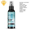 Glasses Scratch Remover 100ml Lens Scratch Remover Spray Natural Ingredient Anti-bacterial Sunglasses Eyeglass Cleaner for Screens Favorite. 