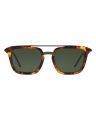 Dolce & Gabbana Square Acetate Camel Havana Frame Green Lenses-DG4327-623/71-20. 