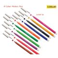 Dollar Colour Markers, Dollar marker , Multicolor Markers Pen,10 Assorted Marker Set and Fiber Tip Markers.. 