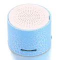 Mini Portable Speaker Music Box Mp3 Player LED Wireless Hands Free Speaker with TF Port,Blue. 