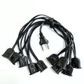 LED Fairy Light Connector Sockets Wire - 12 Sockets. 