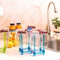 Folding Glass Stand Cup Holder Kitchen Accessories Home Storage Rack For Living Room. 