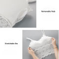 Bra Lace Bra camisole Padded Bra No wires Wrapped Chest. 