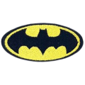 Batman Logo Embroidered Iron On Patch Sew on Badge Bags Caps Jeans Jackets. 