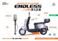 Hi Speed SR EV Electric Scooty RMI i300 1000 Watt 2023-24. 