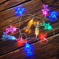 Light String Decorative LED Astronaut Spaceship Rocket Hanging Fairy Light. 