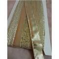 8 yard Golden Fancy Piping for dupatta. 
