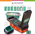 Techmanistan 13in1 Multifunctional Vegetable Chopper, Slicer, Dicing Machine, Salad Cutter with Egg Separator, Nicer Dicer. 