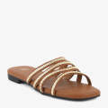 Strap Weave ECS  Flats For Women. 