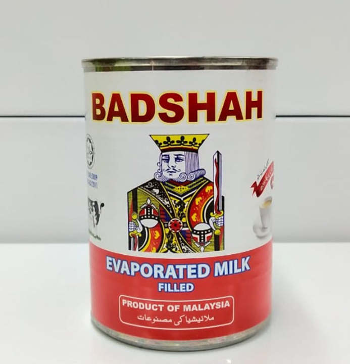 Badshah Evaporated Milk 390gm (Product Of Malaysia)