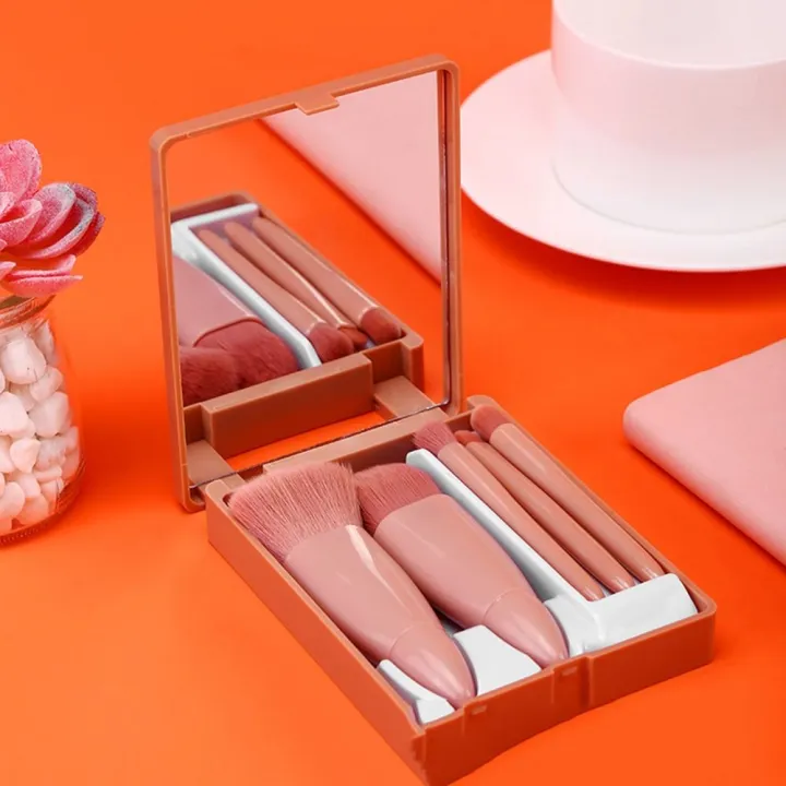5pcs%20Korean%20Super%20Soft%20Concealer%20Cosmetic%20Base%20Makeup%20Eye%20Shadow%20Candy%20Color%20Eyelash%20Mini%20Travel%20Brush%20Set%20Green%20Color%20-%20Image%208