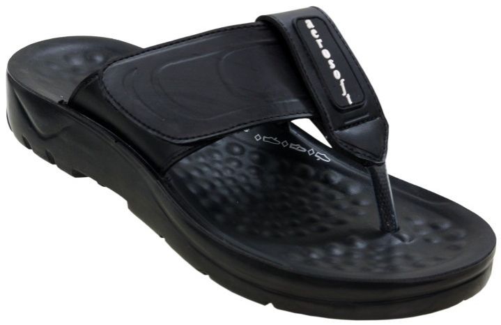 Aerosoft MA-5102 Men’s Slippers - Medicated Upper for Heel Support & All-Day Comfort