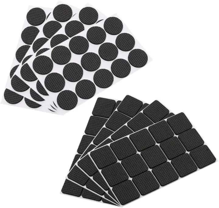 Table Foot Sticker Protector Pack of 18 Self-Adhesive Furniture Foot Protector Pads – Durable Anti ...