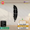 Evento Acrylic Mirror Wall Leaf 3d Wall Sticker Sets Decore Art Design Decoration For Home Decor Living Bed Room And Offices And For Gifts Piece Item. 