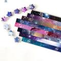 Childrenworld Handmade Origami Stars 540pcs Colorful Origami Star Paper Strips Diy Crafts Double-sided Lucky Star Decoration Colorful Origami Paper. 