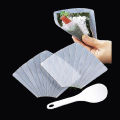 DIY Hand-rolled Sushi Nori Rice Ball Mold 2 Rolling Mats + 1 Scoop Cooking Tool. 