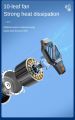 DY09 Universal Mobile Radiator Game Cooler System Cooling Fan RGB | For PUBG Gamepad Trigger Accessories. 