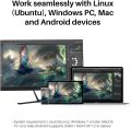 HUION Kamvas Pro 16 Plus 4K UHD Graphics Drawing Tablet with Screen Full Laminated 145% sRGB Art Tablet with Battery-Free Stylus, 15.6-inch Drawing Monitor Work with Linux, Windows PC, Mac, Android. 