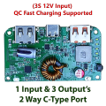 20W Fast Charging Power Bank Module With Led Light Charging Indication & USB TYPE-C & Micro USB Charging Ports. 