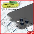 WUJU 4Pcs Full Cover Camera Lens Protector Tempered Glass For iPhone 11 12 13 Pro Max mini Screen Protector For iPhone 13 12 11 Camera Protector Glass. 