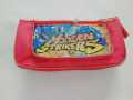 Strikers Red Pencil Case Pen Pouch for Kids Gilrs Boys. 