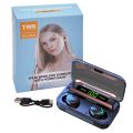 Original M10 & M19 & F9 Proi7S Double Wireless Bluetooth Hand Free with Power Bank Earphones White bluetooth ear phone for all cell phones use. 