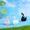 Micro Landscape Swan Ornament Anti-fade Little Swan Potted Plants Garden Ornament. 