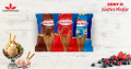 BONY-O Wafers Master Roll 80g (Chocolate,Strawberry,Vanilla). 