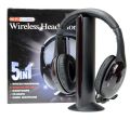 WIRELESS HEAD PHONE  MH 2001  Transmitter on Ear Headset With FM Radio Wireless TV Headset Monitor Earphone for TV PC Smart Phone. 