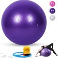 Anti Burst 75CM Gym Ball, Exercise ball with Air Pump,Yoga Ball. 