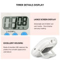 YIERYI Timer Reminder Kitchen TImer Digital Timer Manual Countdown Alarm with Stand Wall Mounted. 