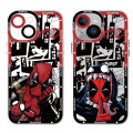 Marvel Deadpool Case for Apple iPhone 15 Plus XR X XS 14 Pro 13 Pro Max 8 11 12 Mini 7 6s SE TPU Funda Clear Silicone Cover. 