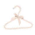 Clothes Hanger with Bow Non-slip ABS Children Faux Pearl Rack for Home. 