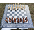 Royal Chess Set, Hand Carved Wooden Chess, Chess, Chess Set, Unique Wooden Chess.. 