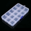 Transparent Storage Container Jewelry Box Clear Plastic Jewelry Organizer Box Earring Storage Organizer Display Case for Beads.. 
