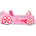 Furnishoo Kitty Car Bed - Girls Car Bed - Pink kids Car Bed. 