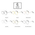 Fashion Clear Glasses Metal Frame Glasses Girls Student EyeGlasses Blue Light Blocking Eye Glasses Women Computer Glasses. 