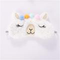 Cute Alpaca Sleep Eye Mask Eyeshade Shading Sleep Cotton Goggles Eye Mask Sleep Mask Eye Cover Care Gift Accessories. 