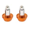 1 Pair Motorcycle Handlebar Grips Bar End Plug Universal Black. 