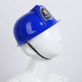 Kids Dress Up Party Hat Pretend Play Fireman/Police Helmet Funny Halloween Cosplay Costume Plastic Construction Cap Photo Props. 